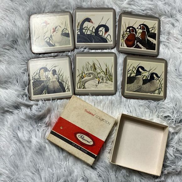 Pimpernel Bird Coaster Set Boxed - Picture 1 of 3